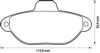 BENDIX 571528B Brake Pad Set, disc brake